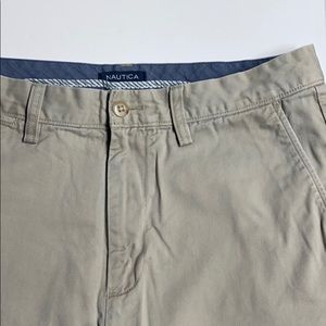 Nautica flat front khaki pants